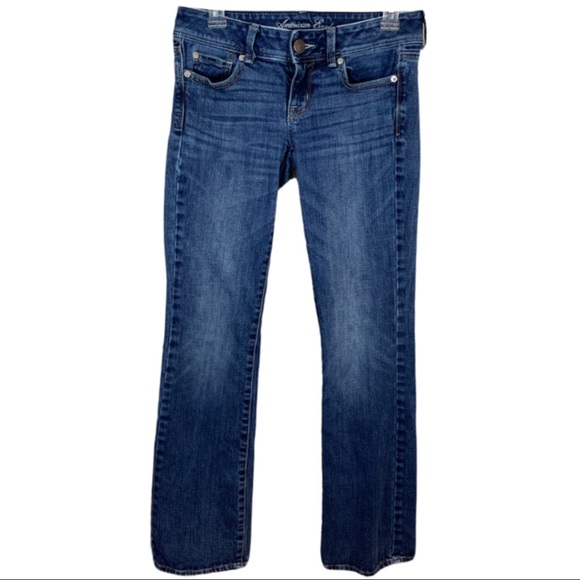 American Eagle Slim Boot Denim Jeans- Size 2R - Picture 2 of 8